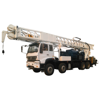 품질  Borehole Water Well Drill Rig 600m Truck Mounted With Mud Pump 공장