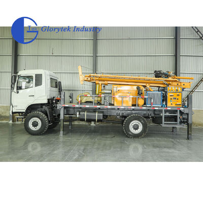 전 유압 동풍 4X4 트럭 보어홀 드릴링 장비, 500m 깊이, 105-350mm 구멍 크기