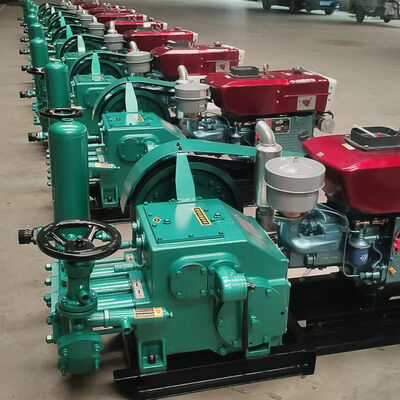 고품질 수평 3기통 왕복 단동 피스톤 펌프 (코어 드릴링용)