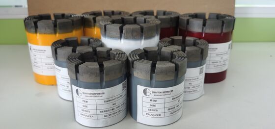 채광 탐사를 위한 긴 수명의 풀 스펙 BQ/NQ/HQ/PQ 와이어라인 코어링 다이아몬드 코어 비트