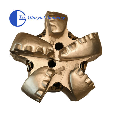 Multi Purpose 6 1/2 Inch PDC Drill Bit 5 Blade for Mining and Construction