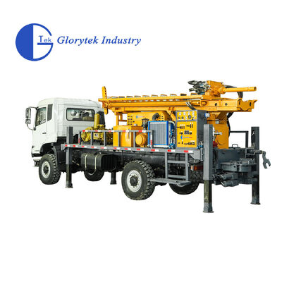 500m Depth Full Hydraulic 4X4 Truck Mounted Borehole Water Well Drilling Rig With Bw650 Mud Pump